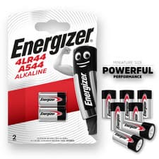 Image of 4LR44 A544 ENERGIZER Batteries 6V Alkaline PX28A 476A 28A L1325 *LONG EXPIRY*