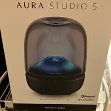 Image of harman/kardon Aura Studio 5 Bluetooth Speaker Black HKAURAS5BLKJN 100V NEW