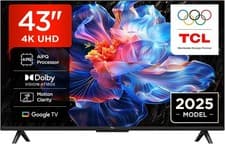 Image of TCL 43" 4K UHD Smart TV 43V6C Google TV HDR Dolby Vision Alexa Compatible