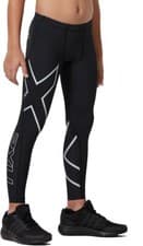 Image of 2XU Youth Boy's Compression Tights, Black/Black Reflective, Medium UK CA2549b