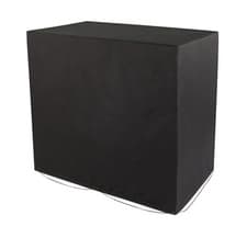 Image of Barbecue BBQ Cover Black Polyester Smoker Gas Charcoal Grill + Zipped Carry Bag