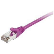Image of Equip 605551 Network cable CAT 6 S/FTP 2.00 m Violet gold plated connectors