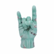 Image of ZOMBIE FRANKENROCK DEVIL HORNS DIO SALUTE METAL FRANKENSTEIN MONSTER HORROR DEAD