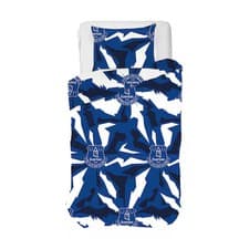 Image of Everton Poly Cotton Rotary Duvet - Single - 200cm x 135cm