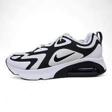 Image of Nike Air Max 200 'White-Black' Trainers (AQ2568 104) 90 95 97 98 TN
