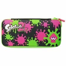 Image of HORI NSW-051 Hard Pouch Splatoon 2 Ink x Squid for Nintendo Switch NEW
