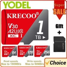 Image of 2TB Micro SD Memory Card Class High Speed TF Flash 1TB 512GB 256GB 128GB 64GB UK