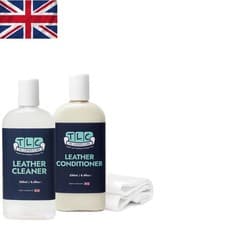 Image of Leather Cleaner & Conditioner 250ml - Restore Sofas, Cars & Bags Safely