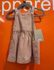 Image of Mamas & Papas Twill Pinny Dress, 3-6 Months, New With Tag,  sf