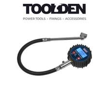 Image of Sealey TST003 Digital Tyre Pressure Gauge with Twin Push-On Connector