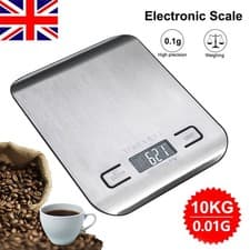 Image of 2026 Digital 10kg Kitchen Scales Electronic Balance LCD Food Weight Postal Scale
