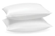 Image of Luxury White Duck Feather Down Pillows Extra Filled Hotel Quality Pack Of 2,4