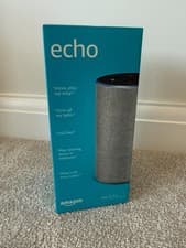 Image of Amazon Echo Show 2rd Gen Generation Speaker Smart Assistant Heather Grey Alexa