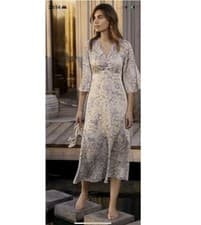 Image of Ladies floral midi dress size 12 by Mint Velvet, New without the tag 