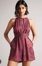 Image of Ted Baker Odesia Playsuit Size 1 (uk 8)