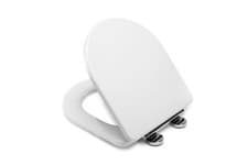 Image of Croydex Garda Moulded Wood Flexi-Fix Toilet Seat - White WL600922H
