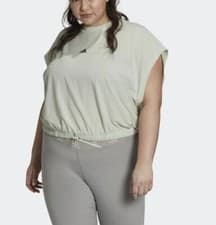 Image of Adidas Hyper glam plus size top size 4X