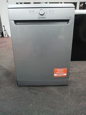 Image of Indesit D2F HK26 S UK 60 cm Freestanding Dishwasher - Silver