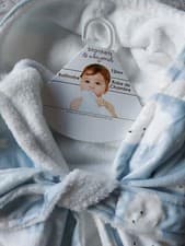 Image of Baby Bathrobe Robe 12 Months + Super Cosy And Soft