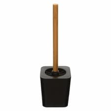 Image of 5five Simply Smart toilet brush Natureo, plastic, bamboo, black 38 cm, 140750N