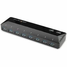 Image of Startech 10 Port Usb 3.0 Hub With Charge & Sync Ports 2 X 1.5A Ports Multi Port
