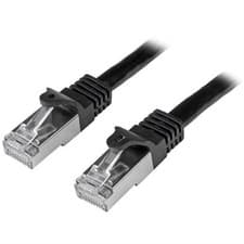 Image of StarTech Cat6 Patch Cable - Shielded (SFTP) - 0.5 m Black