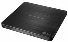 Image of LG External Slim DVD-RW Optical Disc Drive - Black