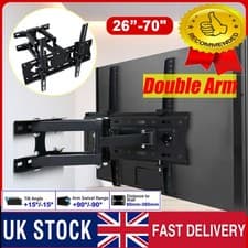 Image of Cantilever Full Motion Pull Out TV Wall Mount Bracket 26 32 37 40 42 55 60 80"