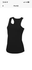Image of Womens Racer Back Vest Cool Quick Dry Wicking Casual Summer Yoga Gym Running Top