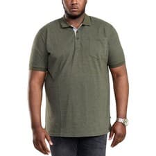 Image of D555 Duke Mens Grant Big Tall King Plus Size Short Sleeve Pique Polo Shirt Top