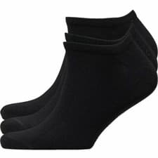 Image of Reebok Original 3 Pack mens ankle Logo Socks in Black UK size 6.5 - 8 3869TG