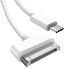 Image of 1M USB Type-C to 30pin Charging Data Cable for Apple iPhone 3 4 iPad 1 2 3 iPod