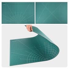 Image of A1 Cutting Mat 90x60cm Double-Sided Professional Grid Mat for Quilting Sewing