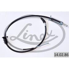 Image of LINEX 14.02.86 CABLE, PARKING BRAKE FRONT FOR IVECO