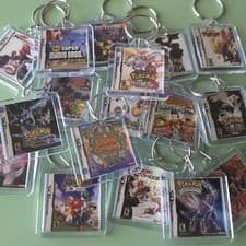 Image of Nintendo DS NDS Game Art Video Game Keychain | Chain | Pendent (Front & Back)