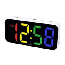 Image of Acctim Jaxon LED Colour Changing Digital Alarm Clock