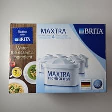 Image of Brita Maxtra Filter Cartridge Pack of 4 Made In UK Brand New In Box Unopened Box