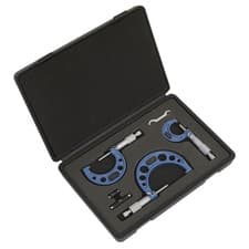 Image of Sealey Ak9651M Micrometer Set 3Pc Metric