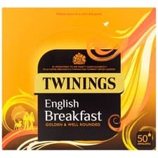 Image of Twining English Breakfast Tea Bags Individually Wrapped x 300