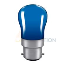 Image of Blue Crompton Colourglazed Pygmy Sign 15W B22 BC Decorative Light Bulb Lamps