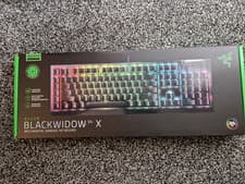 Image of Razer Blackwidow V4 X - Mechanical Gaming Keyboard Green Switch - NEW