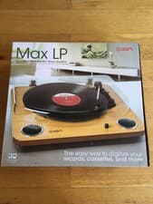 Image of Ion Max LP Conversion Turntable with Stereo Speakers - New and Boxed