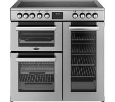 Image of Belling Cookcentre 90cm Electric Range Cooker Stainless Steel 90E Grade C