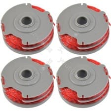 Image of 4 x Strimmer Trimmer Spool & Line For Flymo Power Trim 500 Power Trim 500 XT
