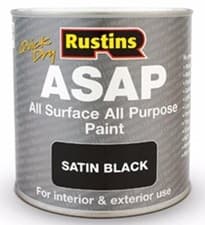 Image of Satin Finish All Purpose All Surface Paint Rustins ASAP - All Colours All Sizes