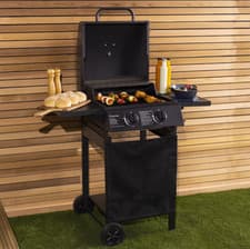 Image of Deluxe 2 Burner Gas BBQ - grade B return RRP £109.99
