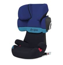 Image of Cybex Solution X2 Fix Car Seat Isofix Group 2/3 3-12 Years Blue Moon Damaged Box