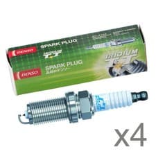 Image of Spark Plugs Set 4x IKH16TT Denso 4703 Iridium TT 9657643780 1884011051