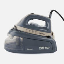 Image of Beldray Steam Iron Surge Pro XL 1.2L Water Tank Ceramic Soleplate Titanium (C)