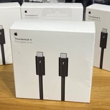 Image of Apple Thunderbolt 4 Pro 3m Cable USB-C MacBook iPad iMac iPhone Original